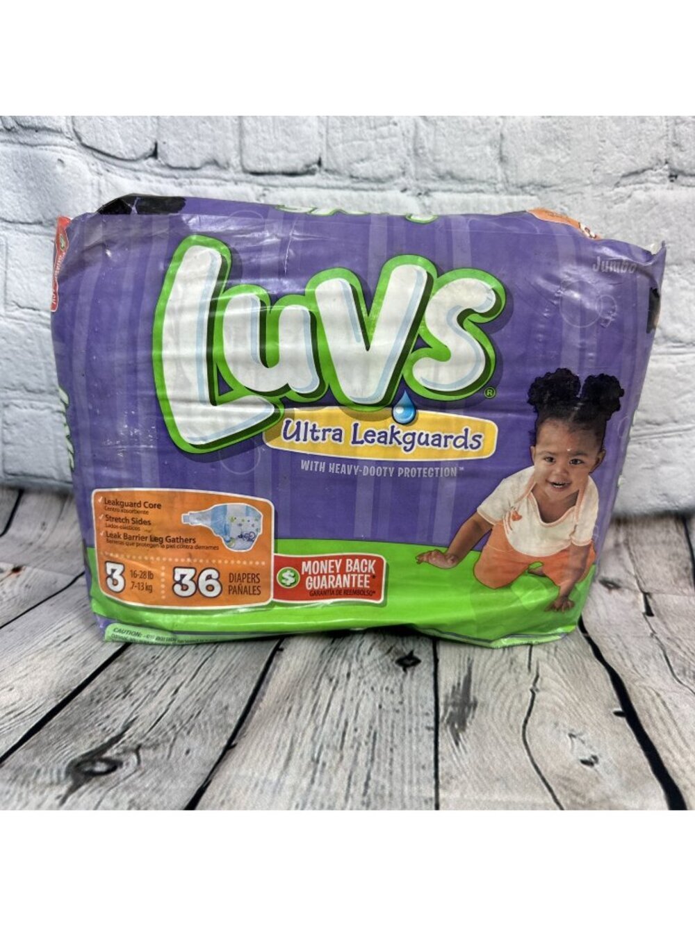 1 pack of 36 Luvs Ultra Leakguards Diapers Size 3 From 2010